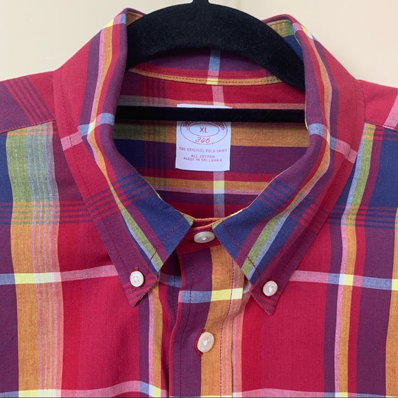 Brooks Brothers Plaid Button Down Shirt - Picture 2 of 8